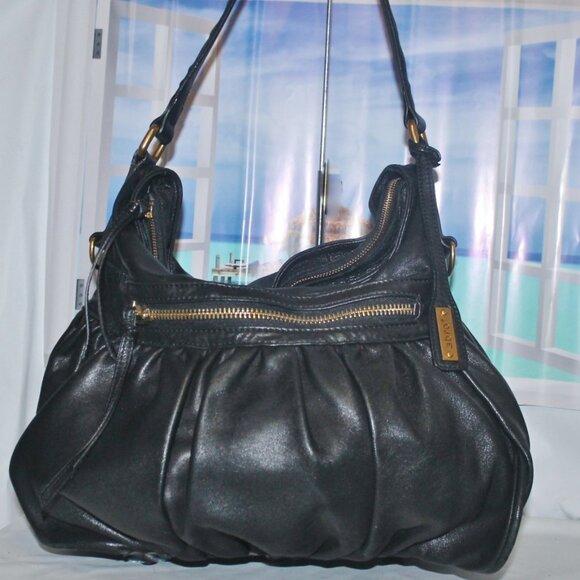 $599 ABRO Romania THE Softest Leather You EVA Felt Hobo Shoulder Bag Purse - Picture 1 of 11